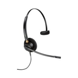 Auriculares HP Poly EncorePro 510 con cable USB-A y USB-C para llamadas y música negros