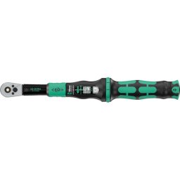 Llave dinamométrica de clic Wera 2,5 - 25 Nm mecánica negro y verde