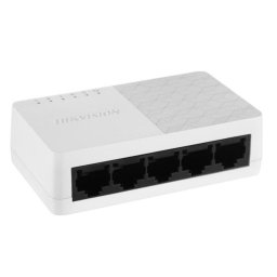Switch Hikvision DS-3E0105D-O Fast Ethernet 5 Puertos Montaje Pared