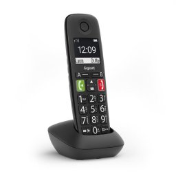 Teléfono Gigaset E290HX DECT/Analógico Inalámbrico 150 Entradas Identificador Negro