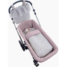 Uzturre Saco de capazo Margarita. Rosa niño