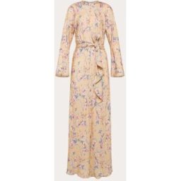 Forte Forte Vestido largo estampado. (XL) Rosa