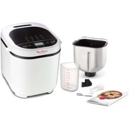Moulinex Panificadora Pain Doré OW2101 con 12 programas automáticos. Blanco