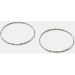 John Hardy Pendientes de aro Chain de plata. Plata