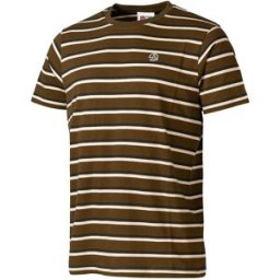 Ternua Camiseta de hombre de rayas . (XXL) Marrón