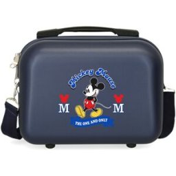 Disney Neceser infantil ABS Mickey The One rígido con capacidad de 9L. Azul marino