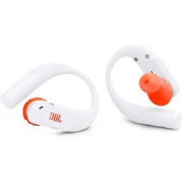 JBL Auriculares deportivos inalámbricos Endurance Peak 4, IP68, cancelación de ruido, Bluetooth 5.4. Blanco