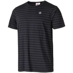 Ternua Camiseta de hombre de rayas . (S) Negro