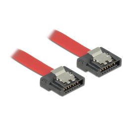 Cable Delock SATA III 0.3m FLEXI Rojo