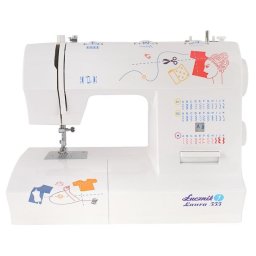 Máquina de coser Łucznik LAURA 555 Semiautomática Rojo Blanco
