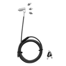 Cable antirrobo Dicota D31699 2 m Plástico Acero Negro