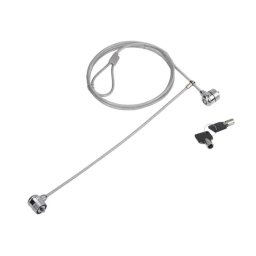 Cable antirrobo Conceptronic CNBSLOCK15T 1,5 m 2 llaves Plata