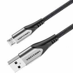 Cable USB 2.0 Vention COAHH microUSB reversible 2m 3A 480Mbps gris