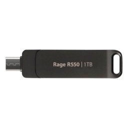 Unidad flash Patriot Rage R550 1 TB USB Type-A y Type-C 3.2 Gen 1 Negra