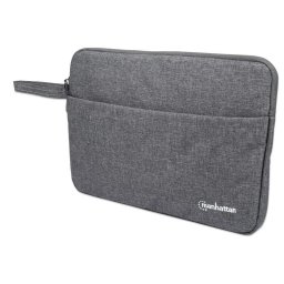 Funda para portátil Manhattan Seattle 14.5" gris acolchada resistente al agua
