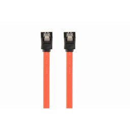 Cable SATA III Gembird CC-SATAM-DATA-XL 1 m Hembra/Hembra Negro/Rojo