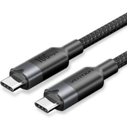 Cable USB-C 3.2 Gen2 Vention TRGBD 5A 100W 0.5m Negro