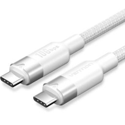 Cable USB-C 3.2 Gen2 Vention TRGWD 5A 100W 50cm Blanco