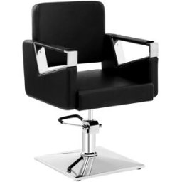 physa Sillón de peluquería - 460 – 570 mm - 200 kg - Negro 10040271