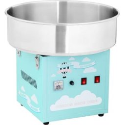 Royal Catering Máquina de algodón de azúcar - 52 cm - 1200 W - turquesa 10011084