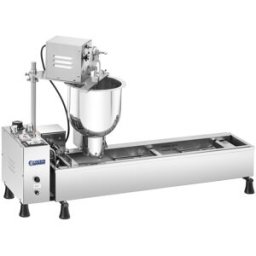 Máquina de donuts - 10 L - 3000 W - 450 donuts/h - grifo de vaciado - Royal Catering 10011486