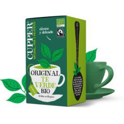 CUPPER INFUSION TE VERDE BIO 20 bolsitas