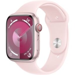 Apple Watch Series 9 45 mm Digital 396 x 484 Pixeles Pantalla táctil 4G Rosa Wifi GPS satélite