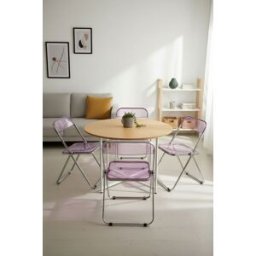 RegalosMiguel Pack 4 Sillas plegables para eventos Tamy - Violeta