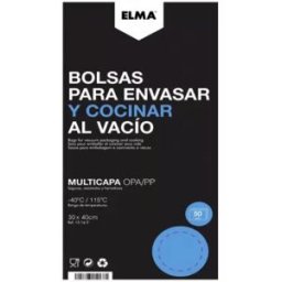 Bolsa para Envasar y Cocinar al Vacío Elma 30x40 cm