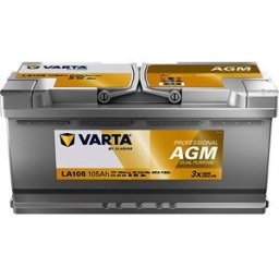 Batería Varta Professional Dual Purpose Agm La105105ah 950a