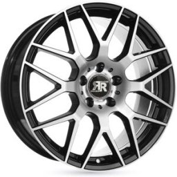 Llanta De Aluminio Racer Drifter 8x18 5x120 Et35 Brillo Negro