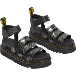 SANDALIA DR. MARTENS BLAIRE GUNMETAL MUJER