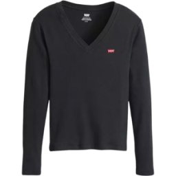 CAMISETA LEVI'S® ESSENTIAL HM LS VNECK MUJER