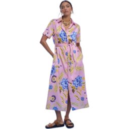 VESTIDO LOLA CASADEMUNT SATEN FLORAL MUJER