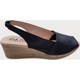 ZAPATO ISSA MIEL CUÑA PIEL MUJER