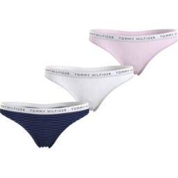 TANGA 3P THONG PRINT TOMMY HILFIGER MUJER