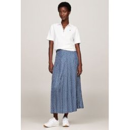FALDA TOMMY HILFIGER FOULARD PLEATED MUJER