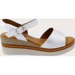 ZAPATO ISSA MIEL CUÑA PIEL MUJER