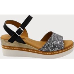 ZAPATO ISSA MIEL CUÑA PIEL MUJER