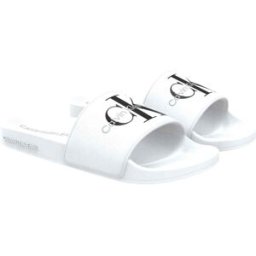 CHANCLA CALVIN KLEIN SLIDE MONOGRAM MUJER