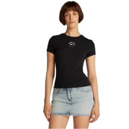 CAMISETA TOMMY JEANS SLIM LOGO MUJER