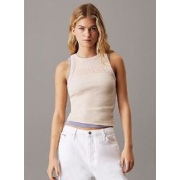 TOP CALVIN KLEIN VARSITY RIB TANK MUJER