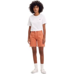 SHORT LEVI'S® CHARLIE HIGH LOW TIGHT RED MUJER