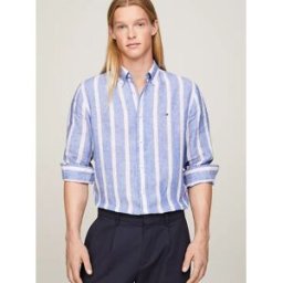 CAMISA TOMMY HILFIGER LINEN TRIPLE HOMBRE
