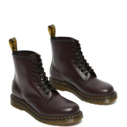 BOTAS DR. MARTENS 1460 BURGUNDY SMOOTH MUJER