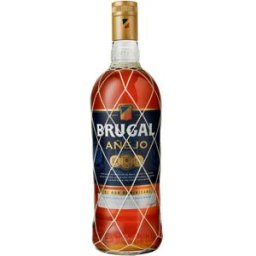 Ron Añejo Brugal 1 L - Destilado Premium de República Dominicana - 100 cl