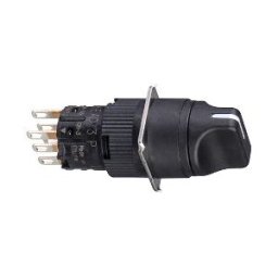 selector circular negro Ø16 - 2 posiciones fijas - 2NANC ref. XB6EAD222P Schneider Electric [PLAZO 3-6 SEMANAS]