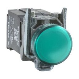 Piloto luminoso ø 22 - verde - lámpara ba 9 s - 230 v ref. XB4BV43 Schneider Electric [PLAZO 3-6 SEMANAS]