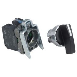 Selector negro ø 22 - maneta larga - 3 posiciones con retorno - 2na ref. XB4BJ53 Schneider Electric [PLAZO 3-6 SEMANAS]