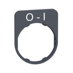 PLACA INSCRIP.FLUSH 30x40MM O-I" COL.GR." ref. ZBYFP2178C0 Schneider Electric [PLAZO 3-6 SEMANAS]